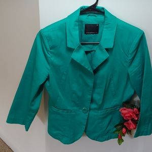 Green Blazer Suit Jacket